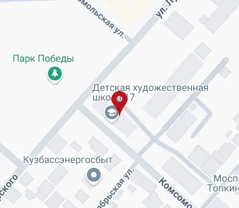 Карта города топки