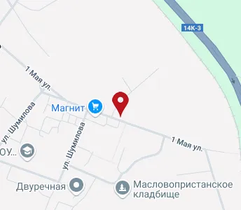 Маслова пристань белгородская карта