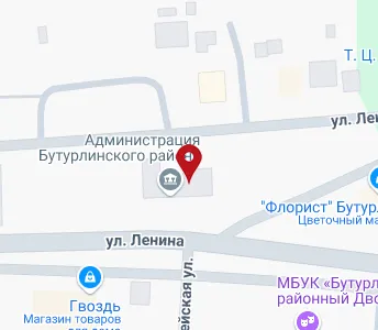 Карта бутурлино нижегородской области