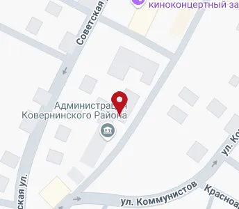 Карта ковернино нижегородской области с улицами и домами