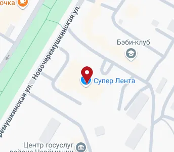 Новочеремушкинская улица карта