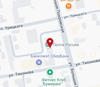 Посад покровское карта