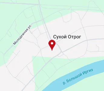 Карта сухой отрог