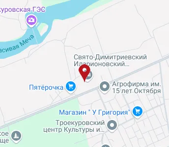 Троекурово липецкая область карта