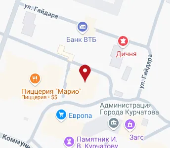 Курчатова 37 новосибирск карта