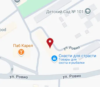 Улица ровио петрозаводск карта