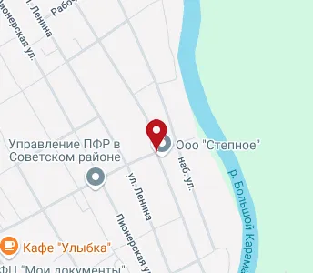 Карта п степное советского района саратовской области