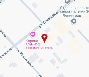 Нальчик долинск карта