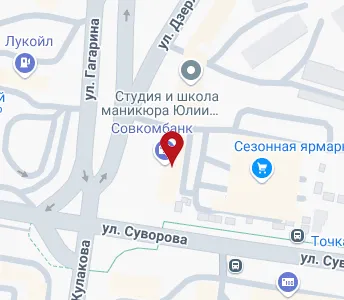 Пенза ул суворова карта