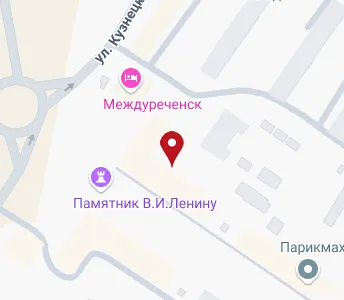 Карта г междуреченска