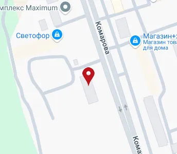 Комарова 11 череповец карта