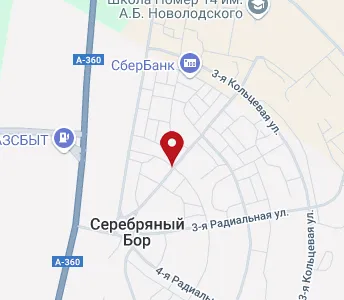 Карта серебряный бор нерюнгри