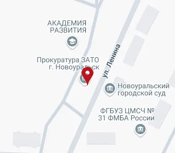 Карта новоуральска и окрестностей