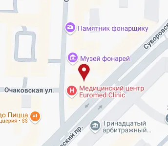 Карта суворовского проспекта спб