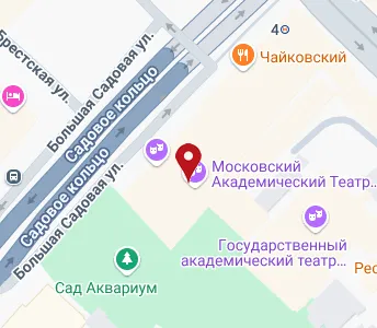 Малый театр карта москвы