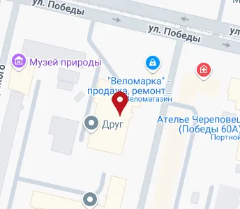 Карта череповец победы