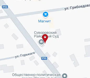 Суворов карта города тульской области