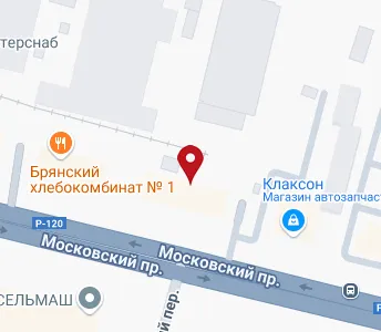 Проспект московский брянск карта