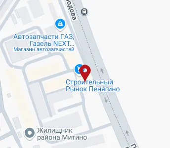 Карта метро москвы пенягино